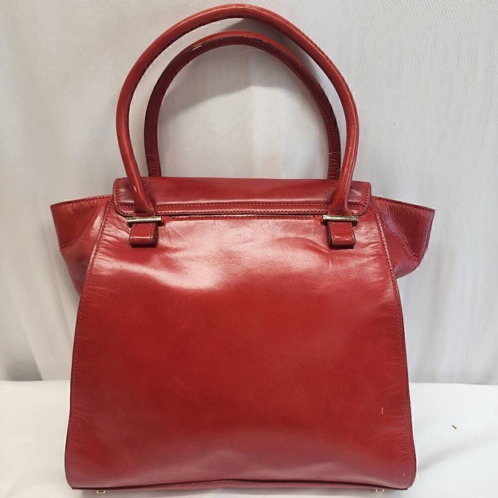 Botkier Nicola Large Red Leather Tote - Picture 2 of 12